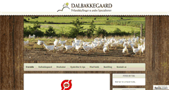 Desktop Screenshot of dalbakkegaard.dk